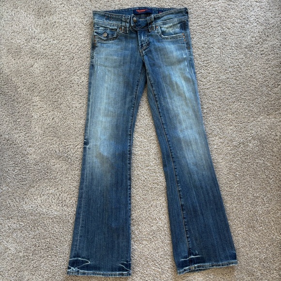 Vigoss Denim - Y2K distressed bootcut jeans